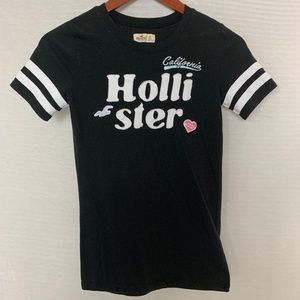 HOLLISTER Embroidered Logo T-Shirt